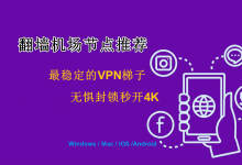 付费梯子推荐:翻墙必备的13款最靠谱的VPN-推荐VPN